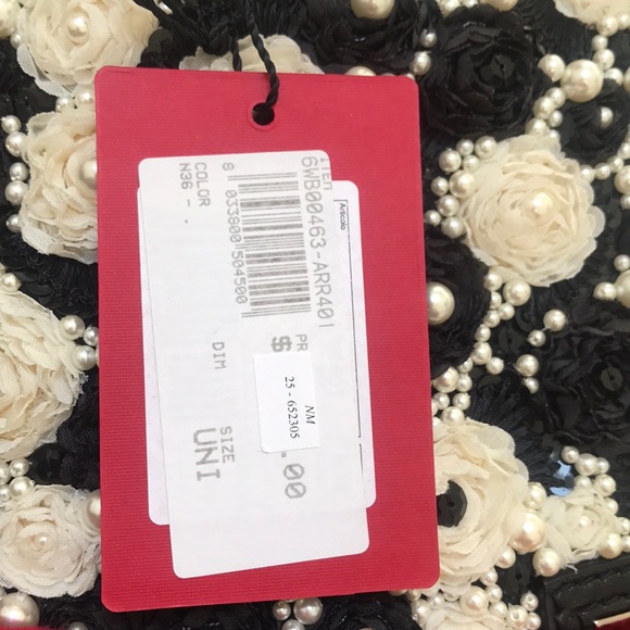 VALENTINO GARAVANI Tote Flowers Silk Faux Pearls - Picture 6 of 6